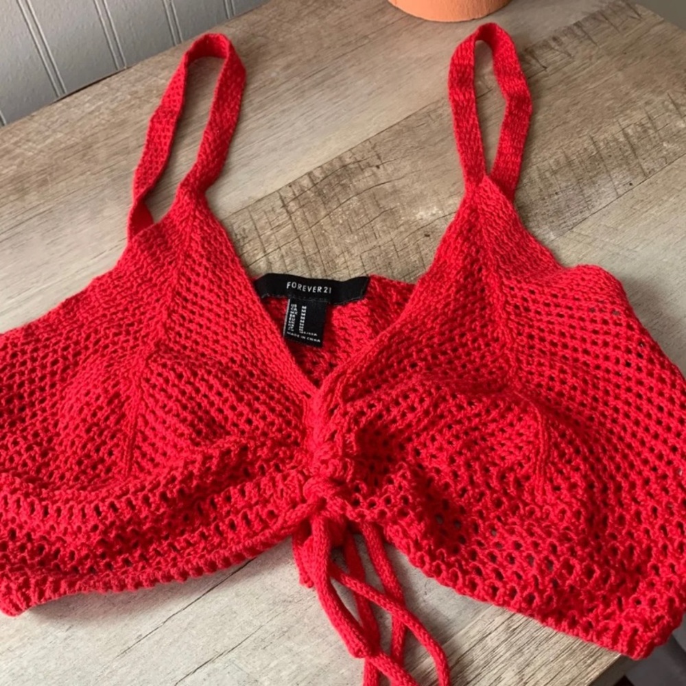 Crochet crop top